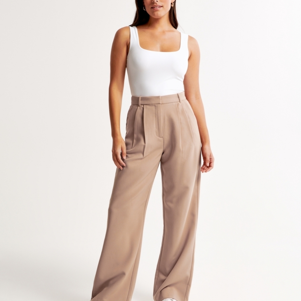 Curve Love A&F Sloane Tailored Pant